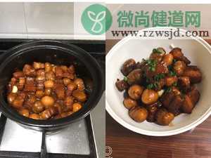 板栗鹌鹑蛋红烧肉