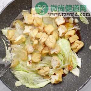 白菜粉丝炖豆泡