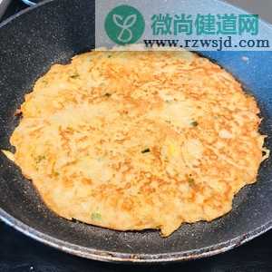 香葱土豆丝煎饼