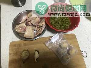 清热解毒白鸽绿豆汤的热菜家