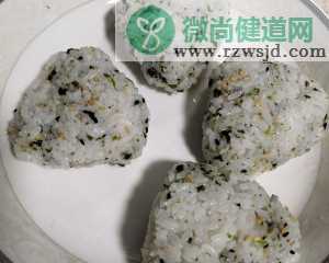 简单美味海苔煎饭团