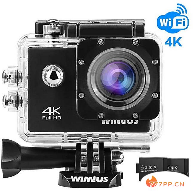 WIMIUS 4K Wi-Fi运动相机超高清16MP