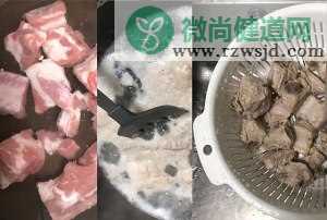 梅子酱烧排骨的热菜家常菜