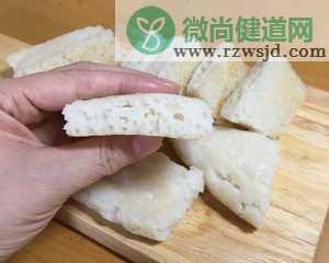 大米蒸发糕变煎粑