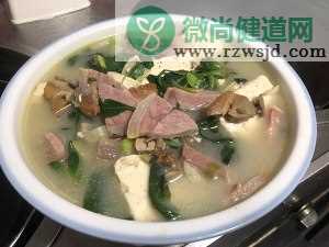 火腿豆腐烧河蚌