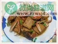 大闸蟹烧豆腐