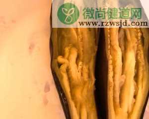 懒到极致炒蒜不用锅的微波炉烤茄子