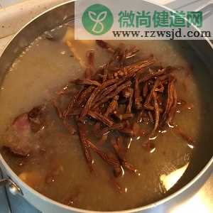 干豇豆炖腊排骨