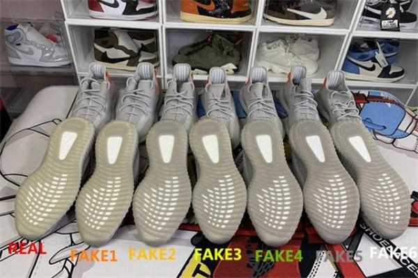 yeezy350尾灯真假对比 椰子350尾灯欧洲限定真假辨别