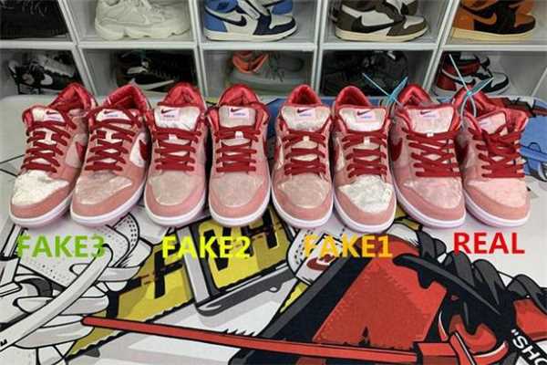 nike dunk sb情人节真假对比