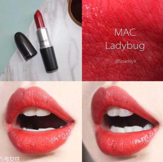 mac cockney和ladybug哪个好 mac cockney试色