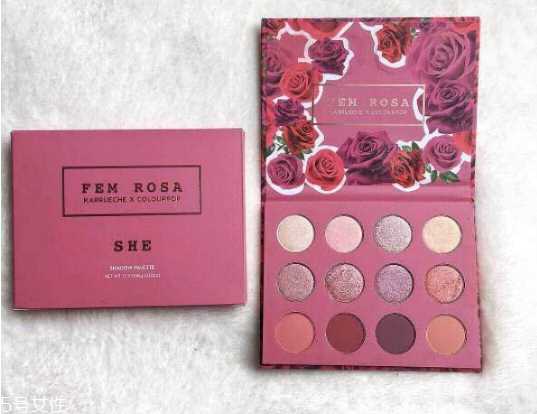 colourpop she玫瑰眼影怎么画 colourpop玫瑰盘画法