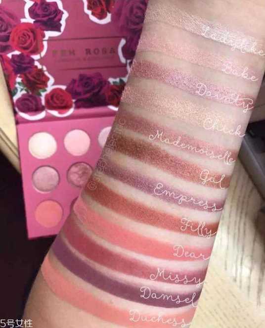 colourpop she玫瑰眼影怎么画 colourpop玫瑰盘画法