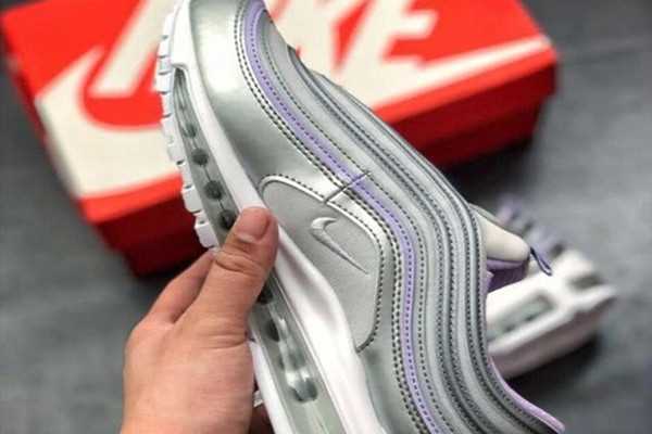 耐克AirMax97银紫配色细节测评 个性又时尚的鞋子