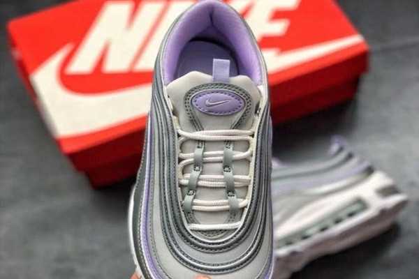 耐克AirMax97银紫配色细节测评 个性又时尚的鞋子